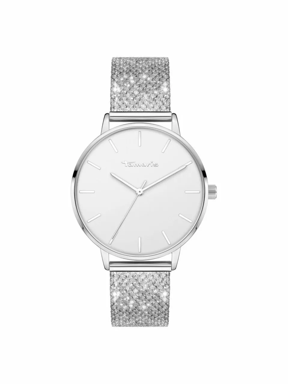 Tamaris Uhren<Damen Armbanduhr silber uni