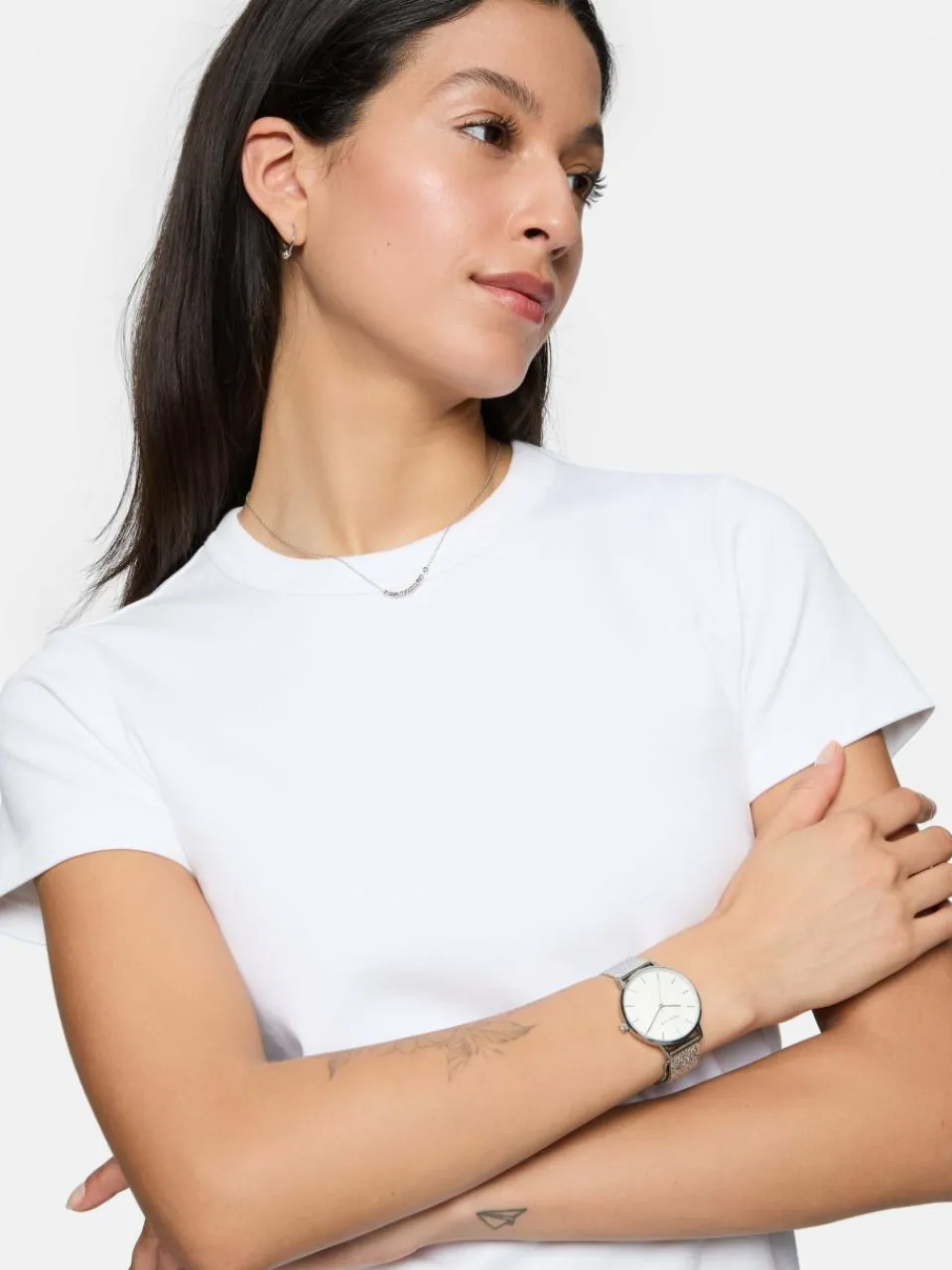 Tamaris Uhren<Damen Armbanduhr silber uni