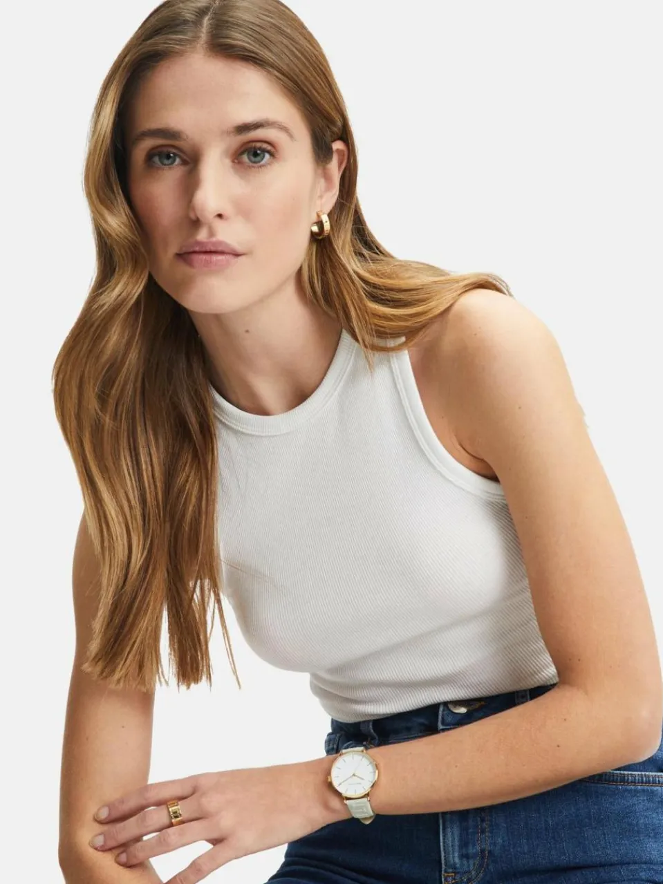 Tamaris Uhren<Damen Armbanduhr gold uni