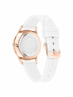 Tamaris Uhren<Damen Armbanduhr weiß uni