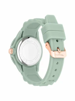 Tamaris Uhren<Damen Armbanduhr grün uni