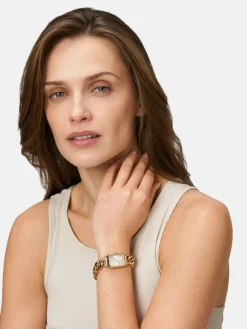 Tamaris Uhren<Damen Armbanduhr gold uni