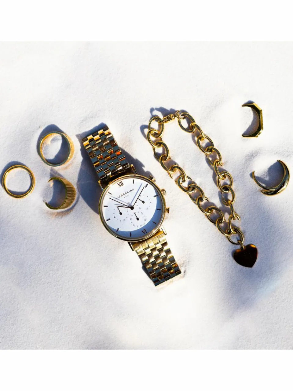 Liebeskind Berlin Uhren<Damen Armbanduhr gold uni