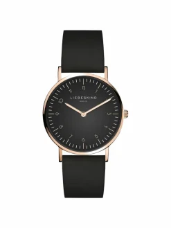 Liebeskind Berlin Uhren<Damen Armbanduhr schwarz uni