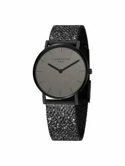 Liebeskind Berlin Uhren<Damen Armbanduhr schwarz uni