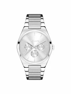 Tamaris Uhren<Damen Armbanduhr silber uni
