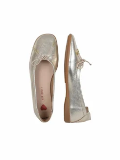 Crickit Ballerinas<Damen Ballerina - OMEGA gold bedruckt