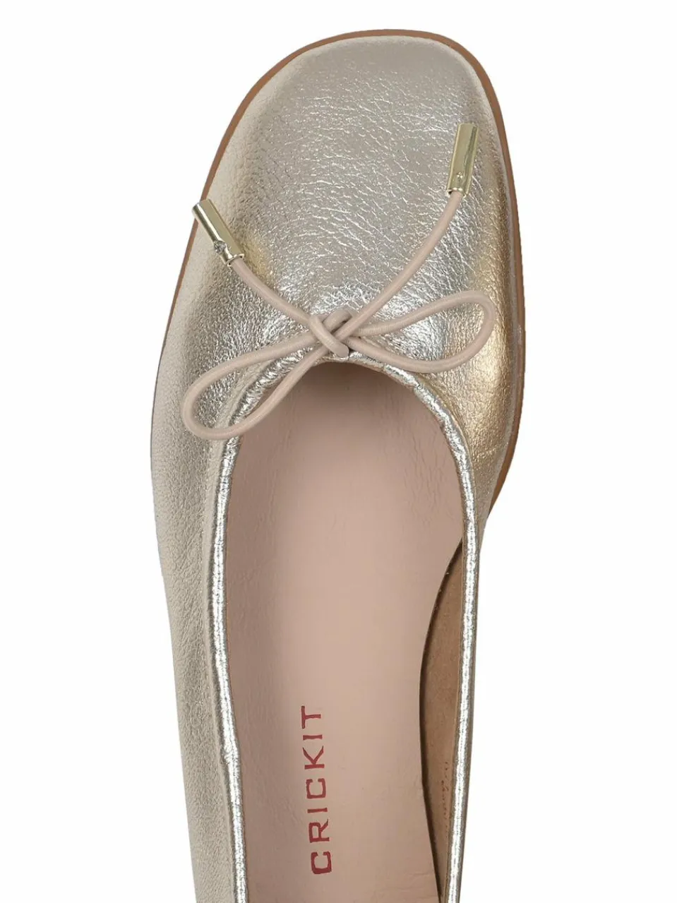 Crickit Ballerinas<Damen Ballerina - OMEGA gold bedruckt