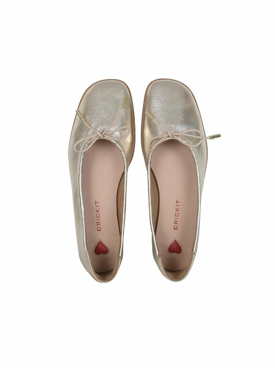 Crickit Ballerinas<Damen Ballerina - OMEGA gold bedruckt