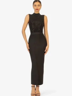 Kraimod Kleider<Damen Bandagekleid schwarz uni