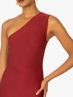 Kraimod Kleider<Damen Bandagekleid bordeaux uni