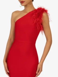 Kraimod Kleider<Damen Bandagekleid rot uni