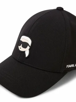 KARL LAGERFELD Mützen & Hüte<Damen Basecap schwarz uni