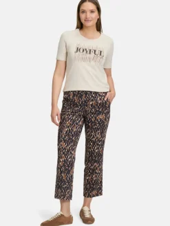 Betty Barclay Shirts & Tops<Damen Basic Shirt beige mehrfarbig bedruckt