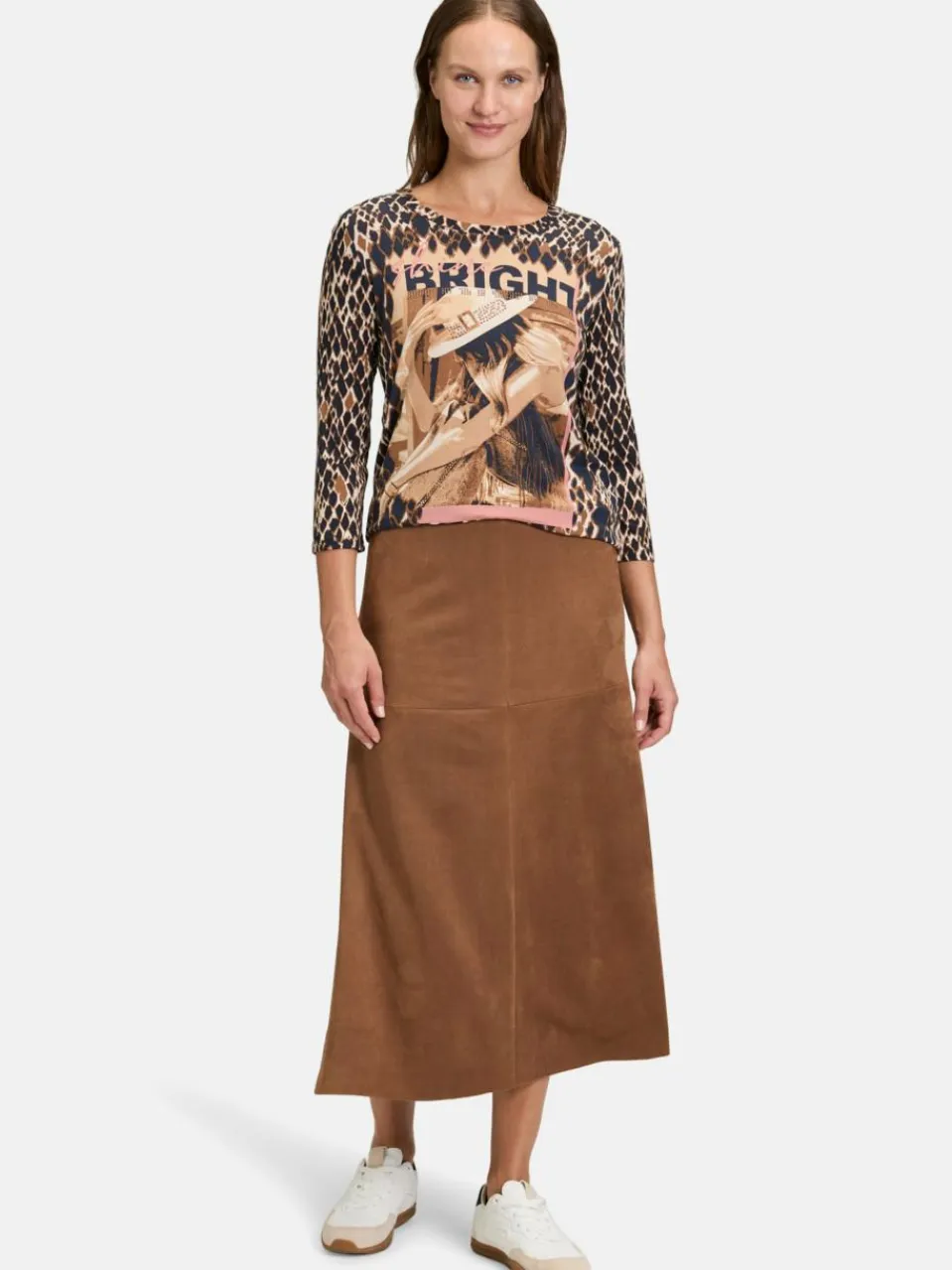 Betty Barclay Shirts & Tops<Damen Basic Shirt marine mehrfarbig gemustert