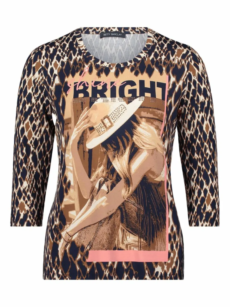 Betty Barclay Shirts & Tops<Damen Basic Shirt marine mehrfarbig gemustert