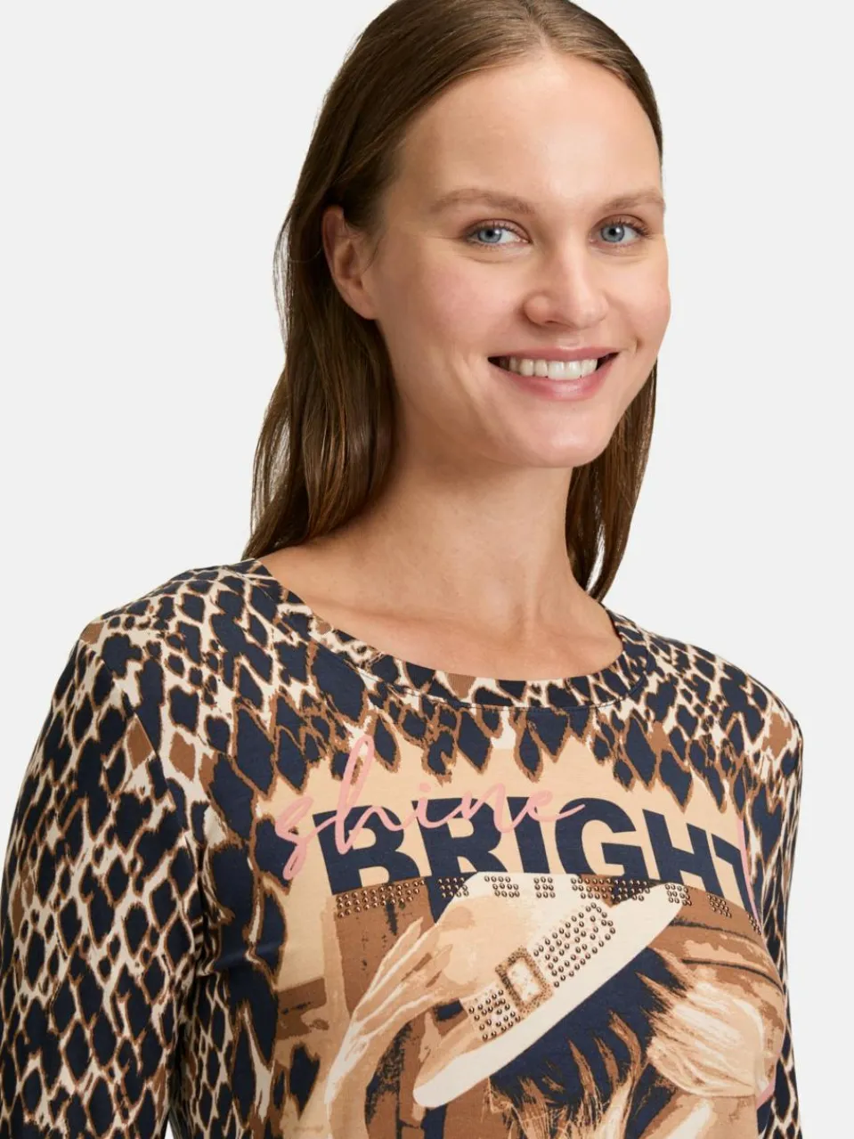 Betty Barclay Shirts & Tops<Damen Basic Shirt marine mehrfarbig gemustert