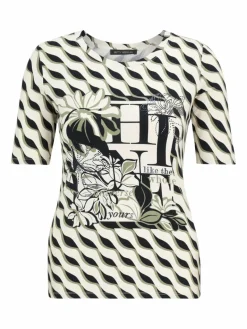 Betty Barclay Shirts & Tops<Damen Basic Shirt beige mehrfarbig gemustert