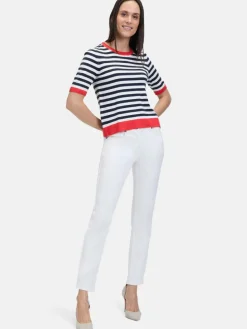 Betty Barclay Pullover & Strickjacken<Damen Basic-Pullover mehrfarbig gestreift