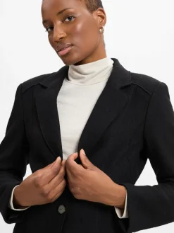 Marc Cain Collections Blazer<Damen Baukasten-Blazer schwarz uni