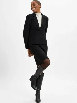 Marc Cain Collections Blazer<Damen Baukasten-Blazer schwarz uni