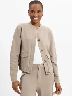 Fynch-Hatton Sweatshirts & Sweatjacken<Damen Baukasten-Sweatjacke kitt uni