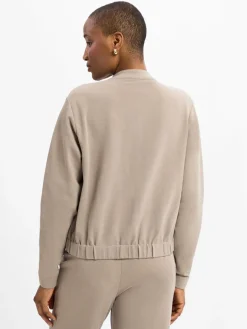 Fynch-Hatton Sweatshirts & Sweatjacken<Damen Baukasten-Sweatjacke kitt uni