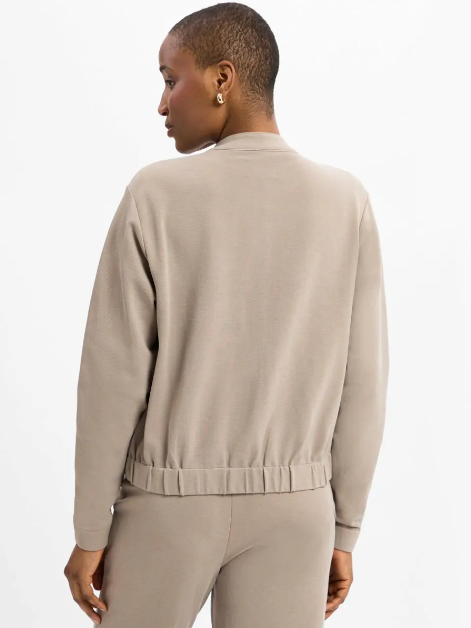 Fynch-Hatton Sweatshirts & Sweatjacken<Damen Baukasten-Sweatjacke kitt uni