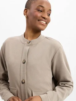 Fynch-Hatton Sweatshirts & Sweatjacken<Damen Baukasten-Sweatjacke kitt uni