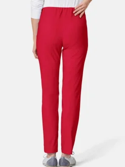 Goldner Hosen<Damen Bengalinhose - Schlupfhose LOUISA mit Steppnähten rot uni