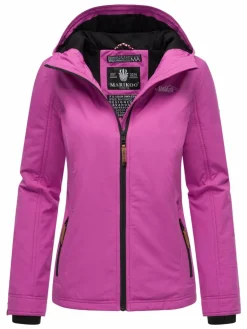 Marikoo Jacken & Westen<Damen Übergangsjacke - Brombeere lila uni