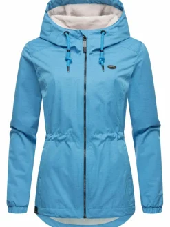 Ragwear Jacken & Westen<Damen Übergangsjacke - Dankka Tech blau uni