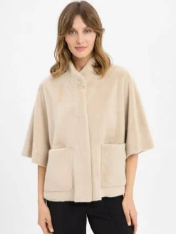 Rino & Pelle Jacken & Westen<Damen Übergangsjacke - Dewi beige uni