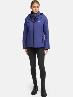 Marikoo Jacken & Westen<Damen Übergangsjacke - Erdbeere lila uni