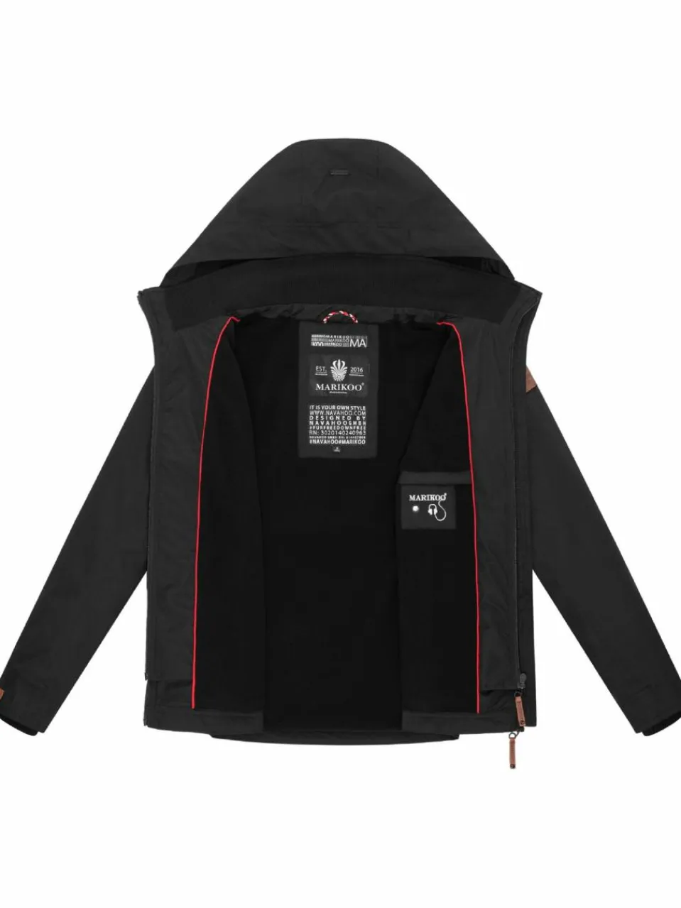 Damen Marikoo Jacken & Westen>Damen Übergangsjacke - Erdbeere