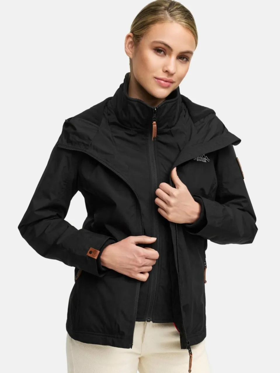 Damen Marikoo Jacken & Westen>Damen Übergangsjacke - Erdbeere