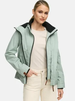 Marikoo Jacken & Westen<Damen Übergangsjacke - Erdbeere mint uni
