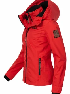 Marikoo Jacken & Westen<Damen Übergangsjacke - Erdbeere rot uni