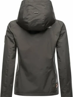 Marikoo Jacken & Westen<Damen Übergangsjacke - Erdbeere anthrazit uni