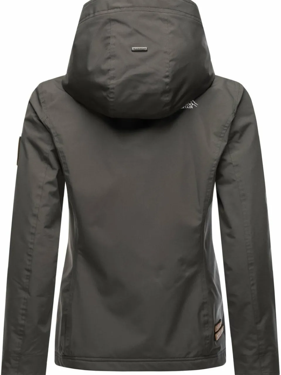 Marikoo Jacken & Westen<Damen Übergangsjacke - Erdbeere anthrazit uni