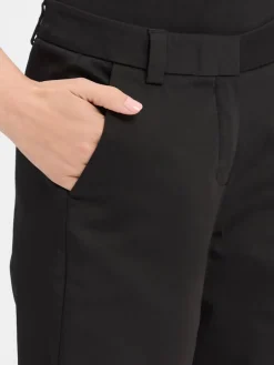 comma Hosen<Damen Bermuda schwarz uni