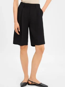 Damen Someday Hosen>Damen Bermuda mit Leinen-Anteil - Celino