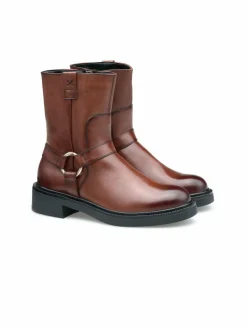 Lloyd Boots & Stiefeletten<Damen Bikerboots cognac uni