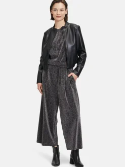 Betty & Co Blazer<Damen Bikerjacke schwarz uni