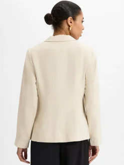 zero Blazer<Damen Blazer beige uni