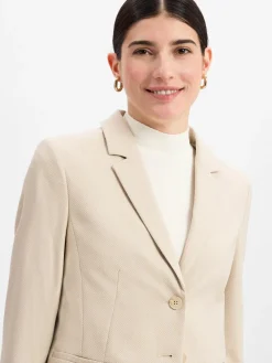More & More Blazer<Damen Blazer sand strukturiert