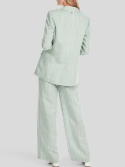 Marc Cain Blazer<Damen Blazer hellblau gestreift