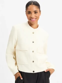 More & More Blazer<Damen Blazer ecru strukturiert