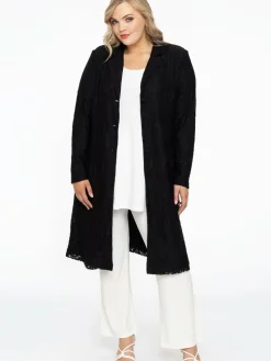 YOEK Blazer<Damen Blazer schwarz bedruckt