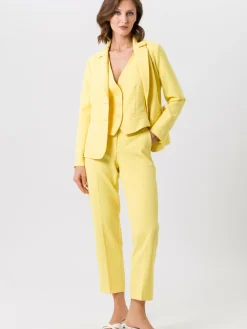 TUZZI Blazer<Damen Blazer gelb uni